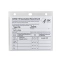 C-Line Products COVID19 Vaccine Card Holder, Clear, 4 x 3, 50PK 19150